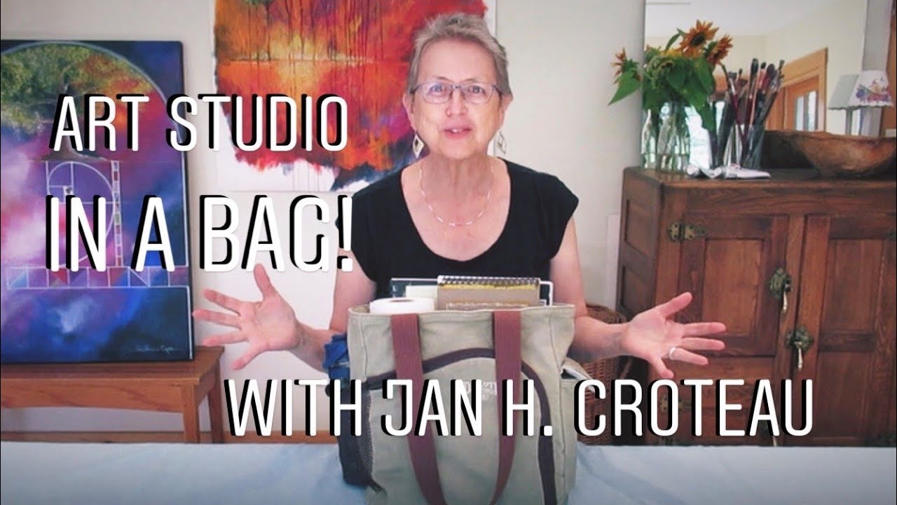 ART STUDIO IN A BAG! (Traveling Art Studio!)