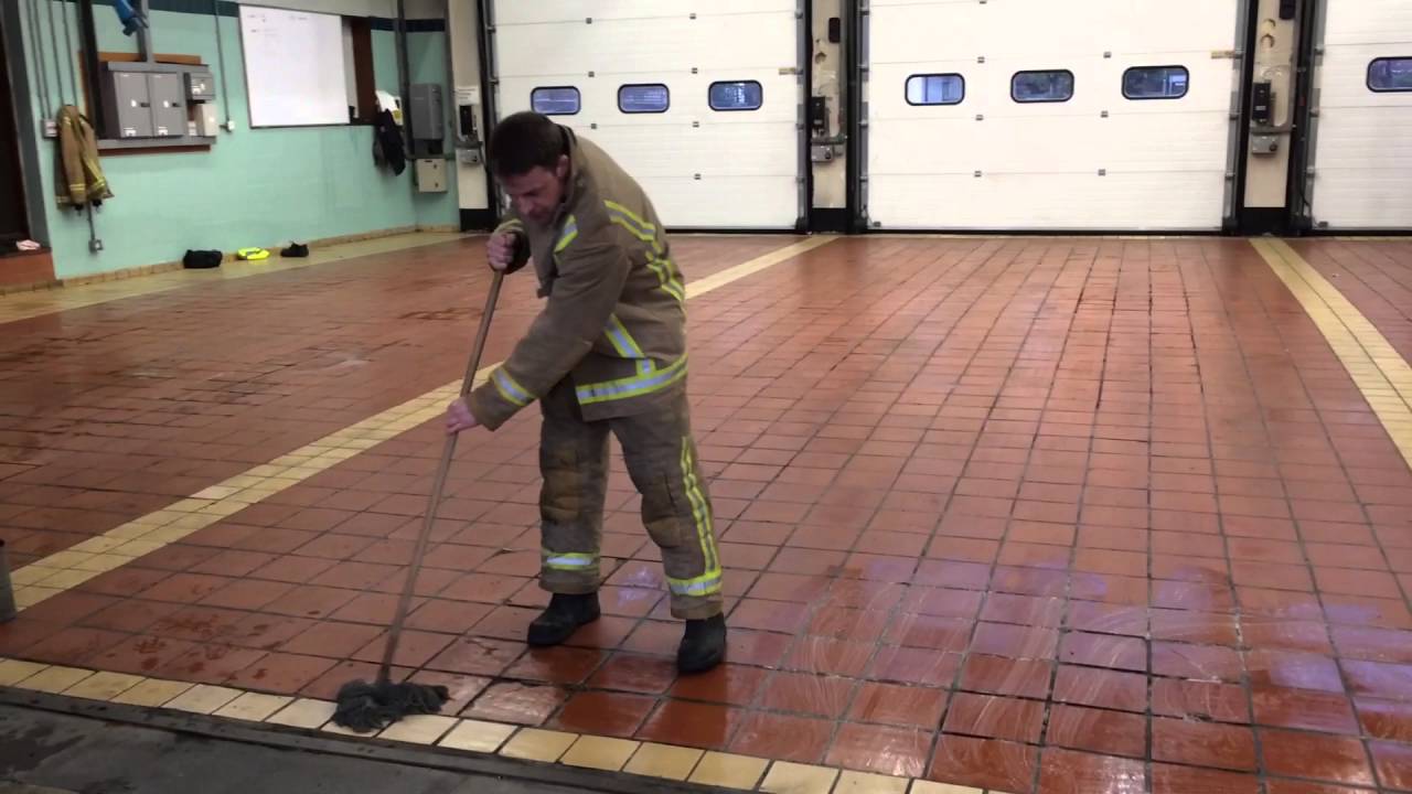 Ayr firefighters take on #RunningManChallenge