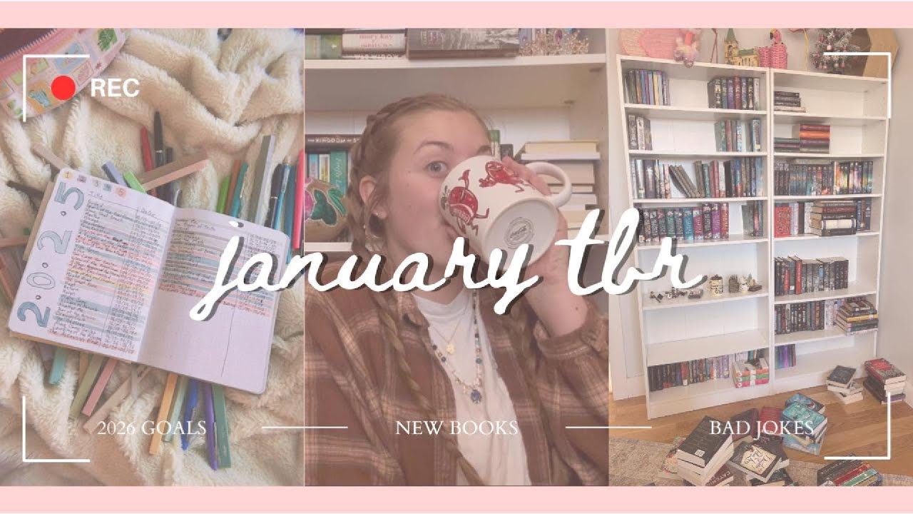 2026 Reading Goals and January TBR 💫🐚🌺