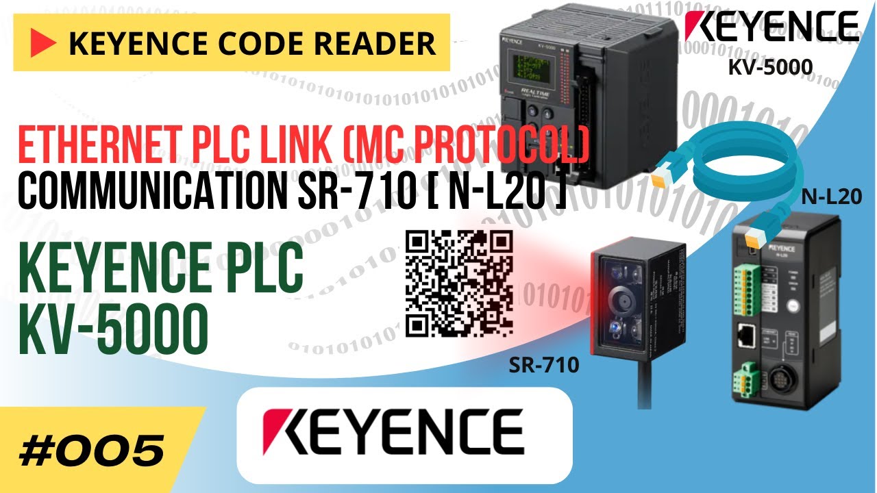 How to Setting EtherNet PLC Link Communication N L20 (SR-710) with Keyence PLC KV 5000