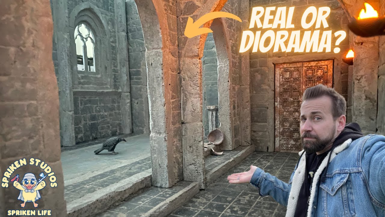 Диорама 1/12 масштаба — Интерьер замка