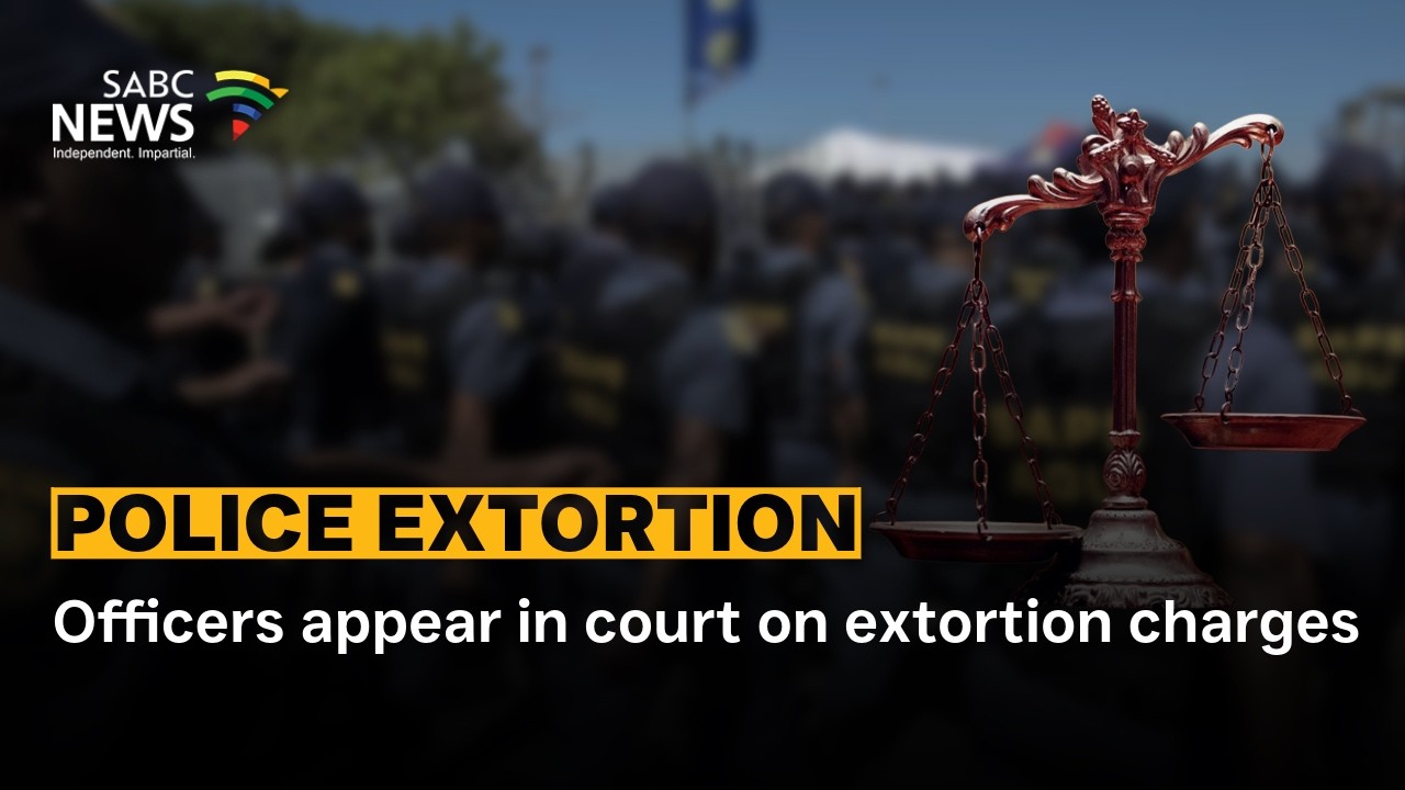 Officers appear in court on extortion charges