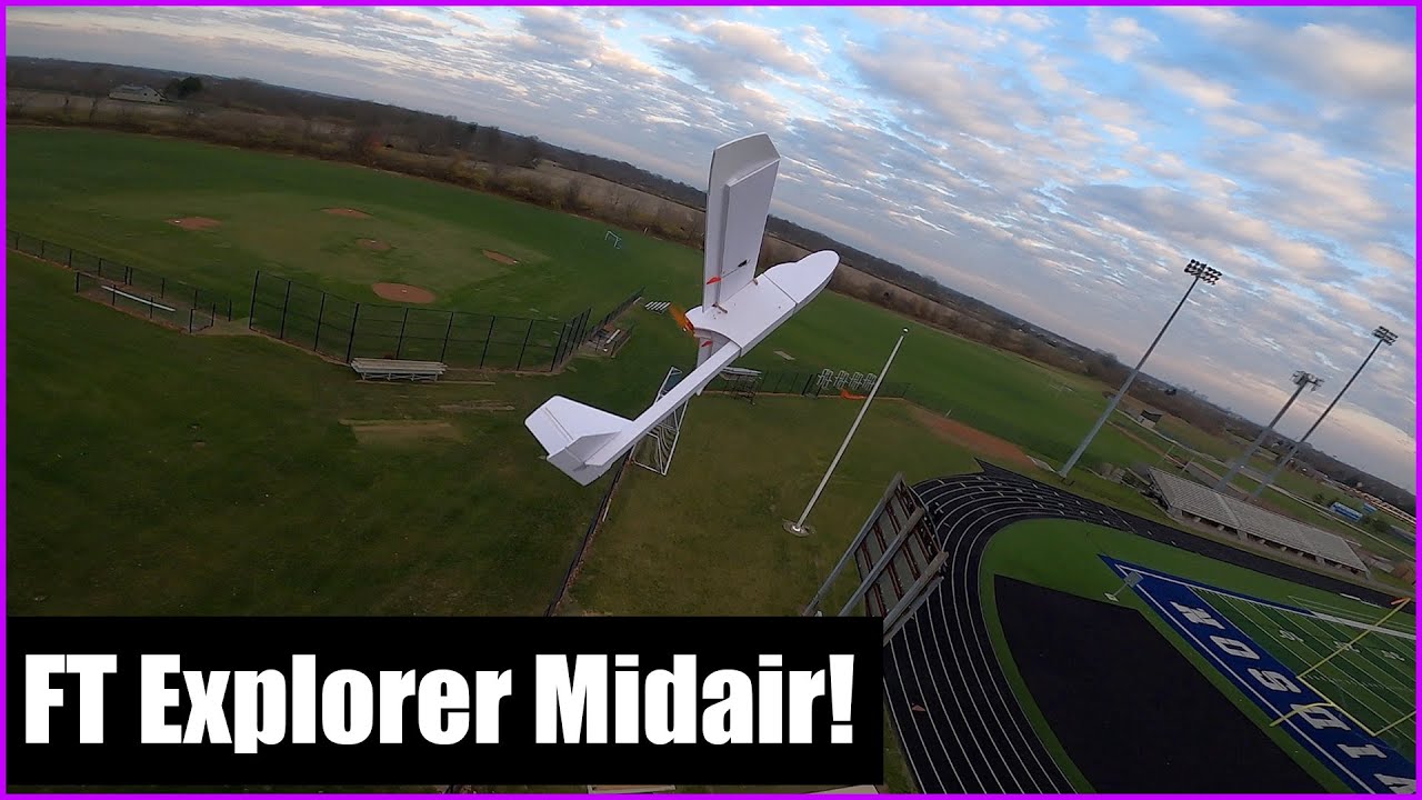 FT Explorer Air to Air Flight and Midair! | CustomRCMods