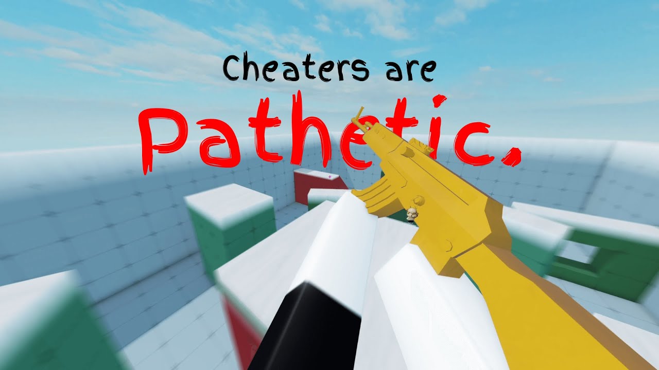 Cheaters are Pathetic. | Roblox Rivals