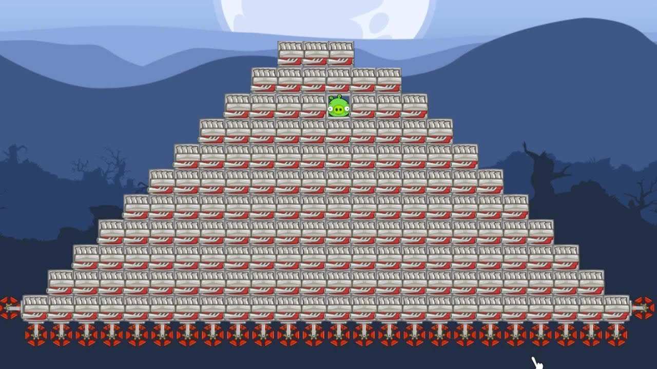 Bad Piggies - GIANT PYRAMID TANK! BIGGEST TANK EVER (Field of Dreams)