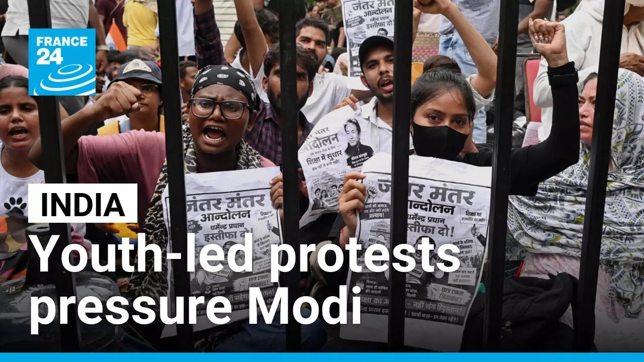 India: Youth-led 'Cockroach' protests increase pressure on Modi's government &bull; FRANCE 24 English