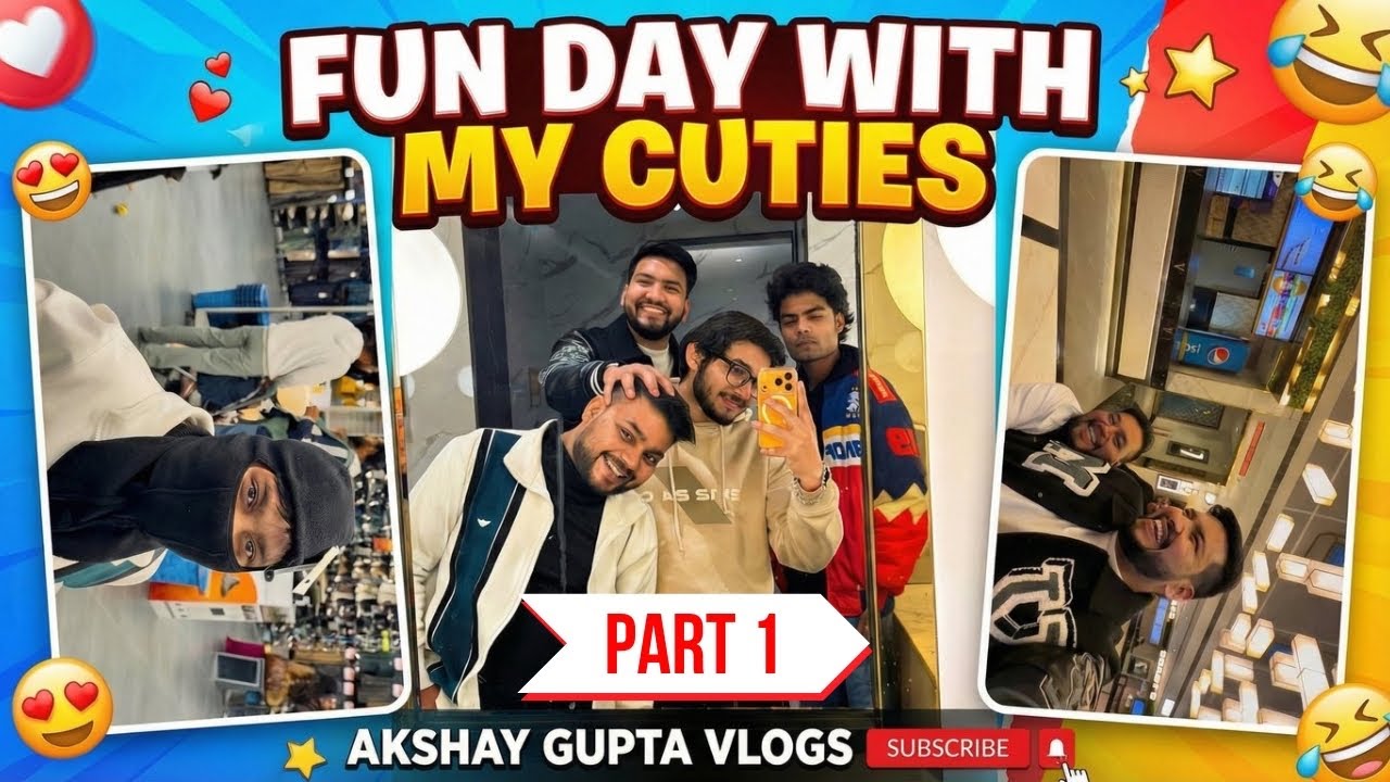 Fun Day With My Cuties | Serious Log Isse Door Rahein | Akshay Gupta Vlogs