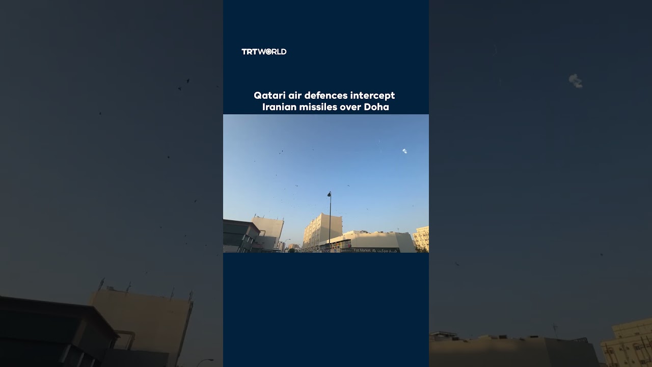 Qatari air defences intercept Iranian missiles over Doha