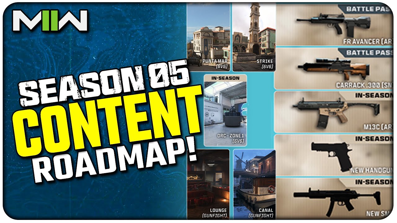 5 New Guns, 5 Multiplayer Maps, MWIII Reveal & More! (MWII Season 5)