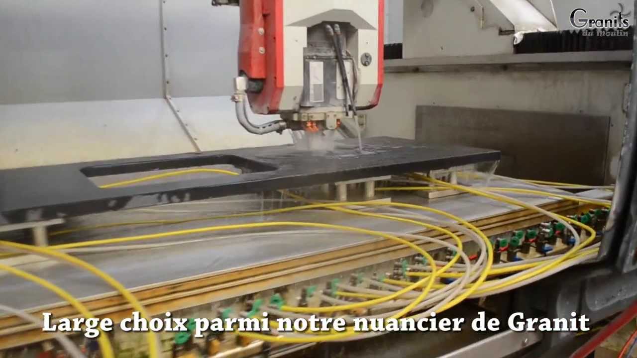 De la Réalisation à la Pose d'un plan en granit noir fin Effet Cuir Granit du Moulin