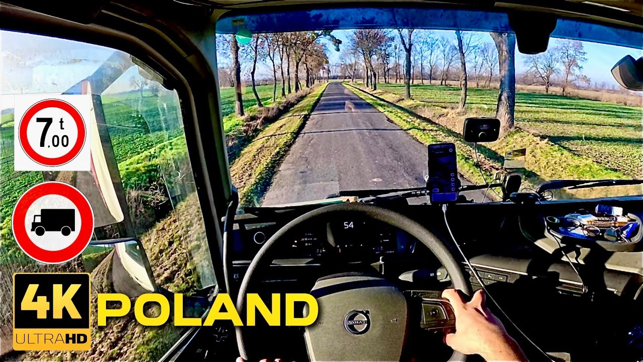 POV truck driving