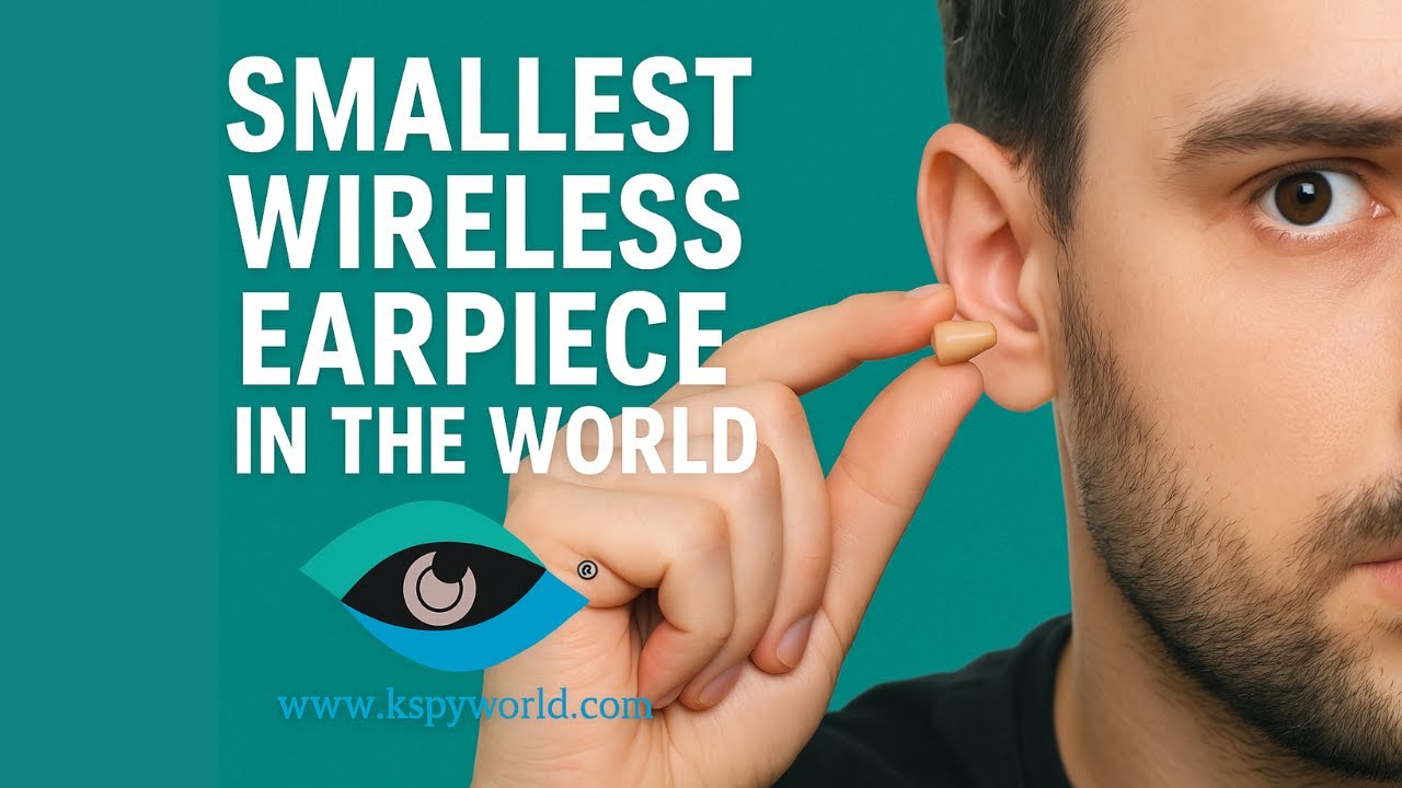 Spy Invisible Earpiece Hidden Earphone with Bluetooth Neck loop - Old model 2020 Original KSPYWORLD