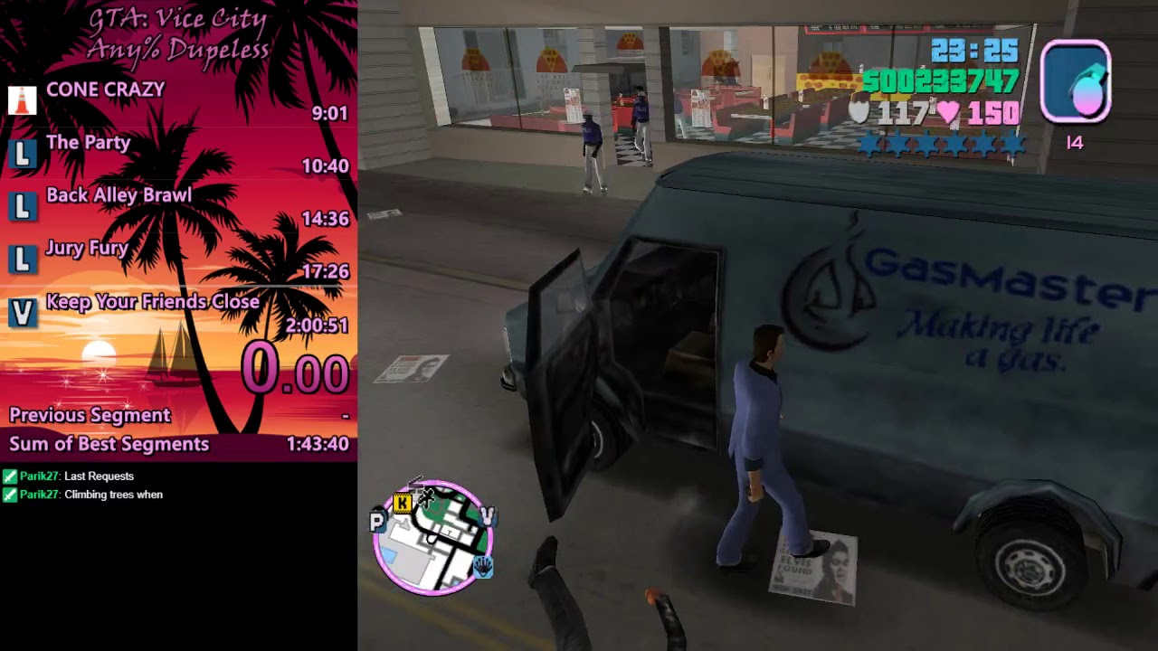 GTA Vice City RACE #7 - Any% Dupeless w/ hoxi, NABN00B, DomoTheRussian, SorveteQuente, TubewayArmy,
