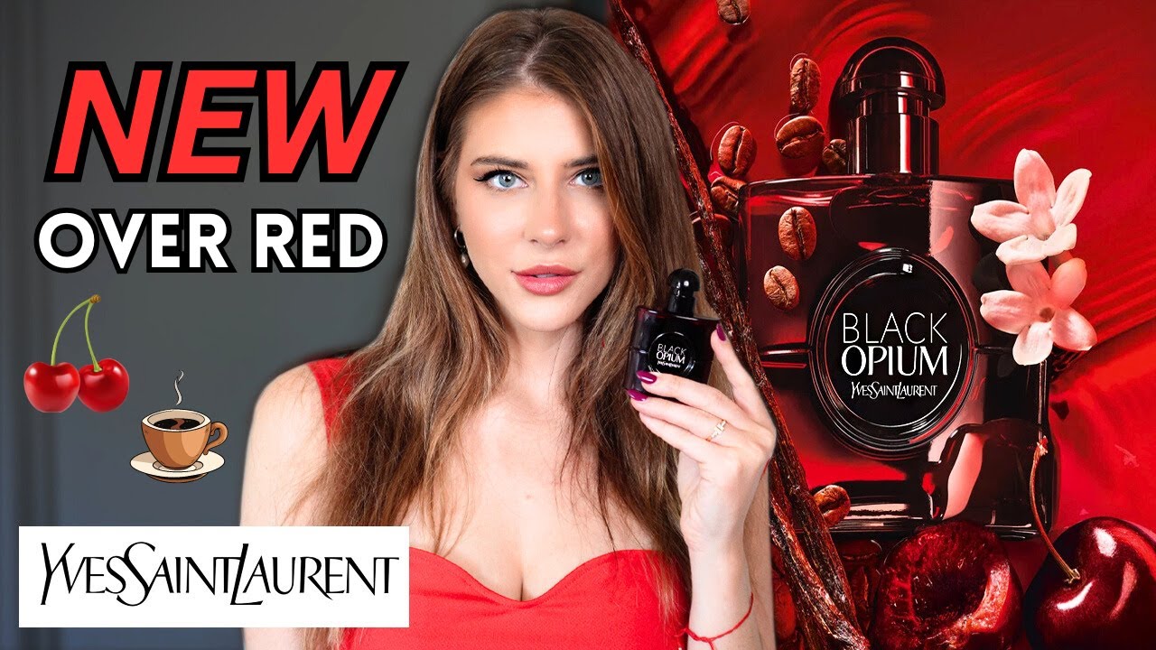 NEW YSL BLACK OPIUM OVER RED: Cherry & Coffee ☕️🍒 | BEST Black Opium EVER?