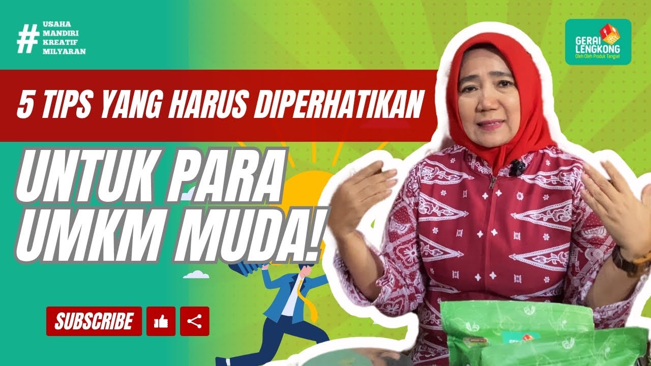 5 Tips Untuk UMKM MUDA