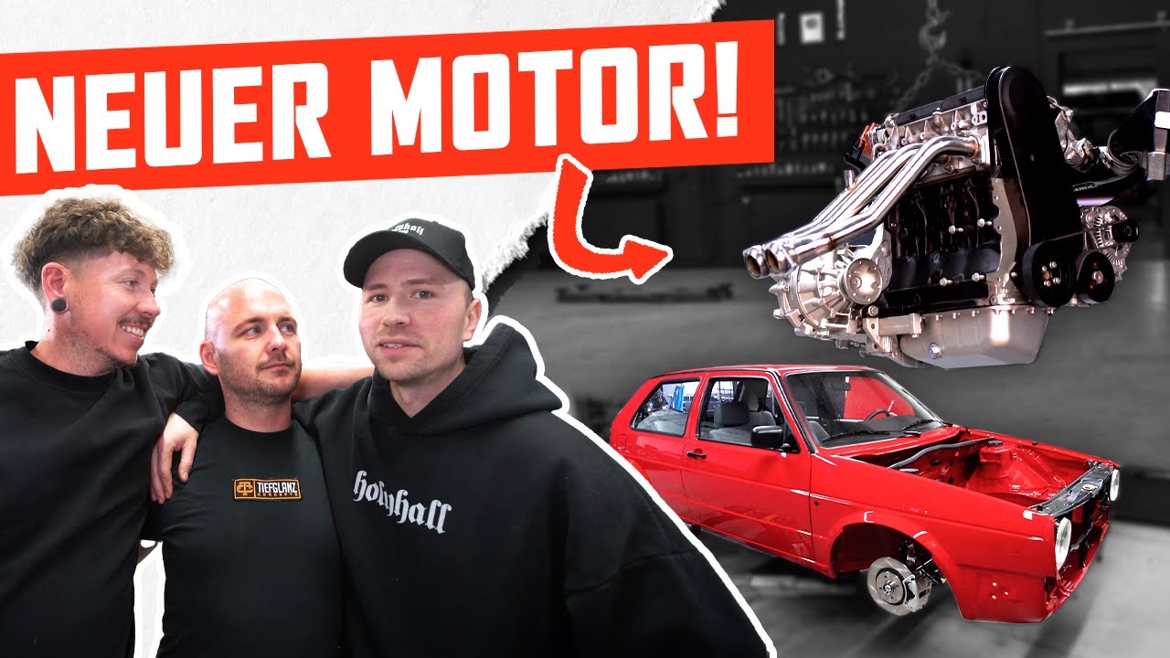 Holyhall | NEUER MOTOR für unseren GOLF 2 🔥