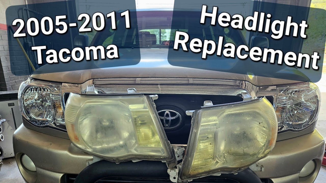 Как заменить фары на Toyota Tacoma 2005–2011 гг. Замена фар