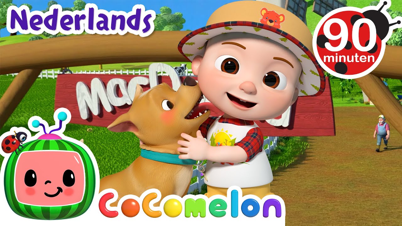 Bingo op de boerderij! 🐶 | CoComelon Nederlands - Kinderliedjes