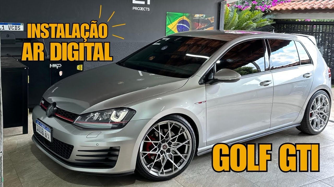 Instalação de AR DIGITAL no GOLF MK7 GTI