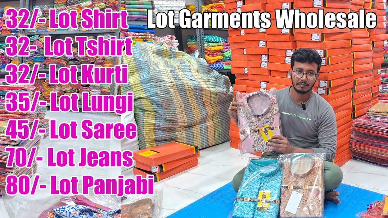 32/- Lot Garments, Lot Shirt Lot Tshirt, Lot Kurti, Lot Saree, Lot Panjabi, Lot Nighty Lot Petticoat