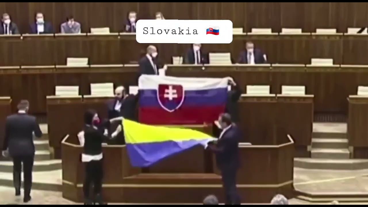 Slovakia politicians throw water and slap