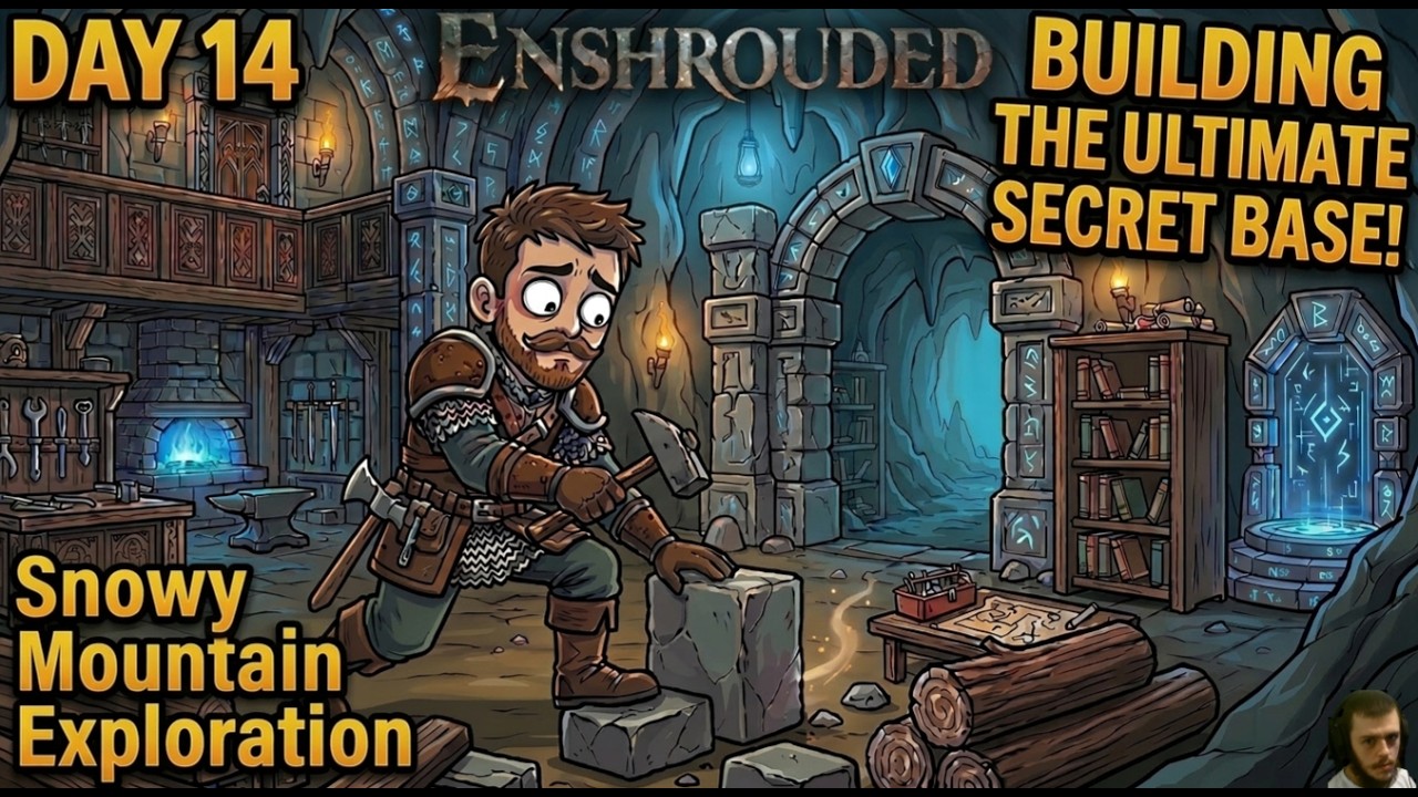 Enshrouded Day 14 - Building The Ultimate Secret Cave Base.