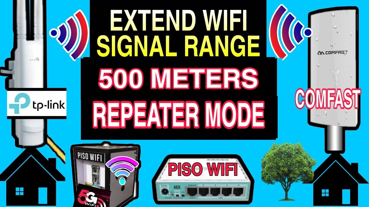 PAANO PALAWAKIN WIFI SIGNAL RANGE TPLINK EAP 110 ATSAKA COMFAST CF E130N AS REPEATER MODE SET UP.