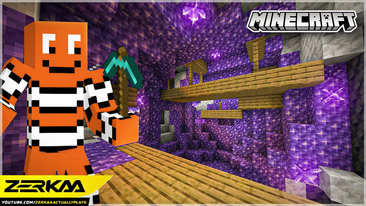 WE FOUND AN ABANDONED MINESHAFT (Expanding Border Minecraft #13)