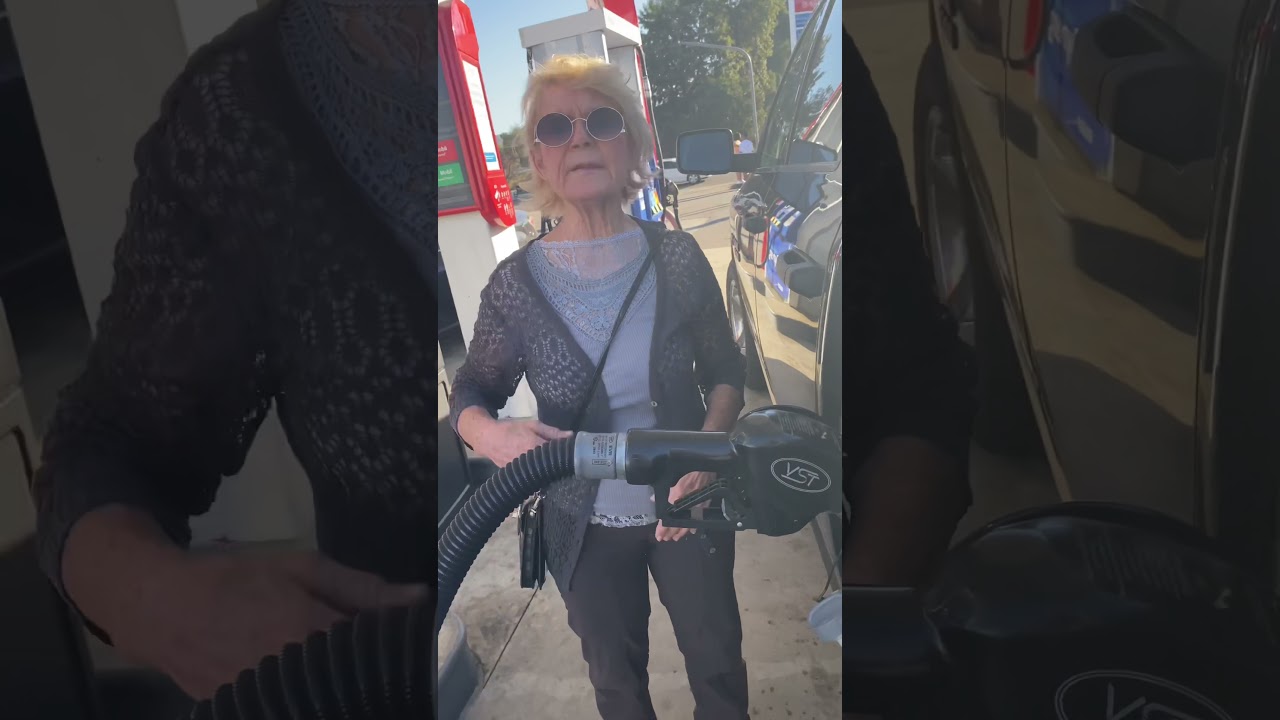 Gas station Karen got mad at my car&hellip; (parts 1-2)