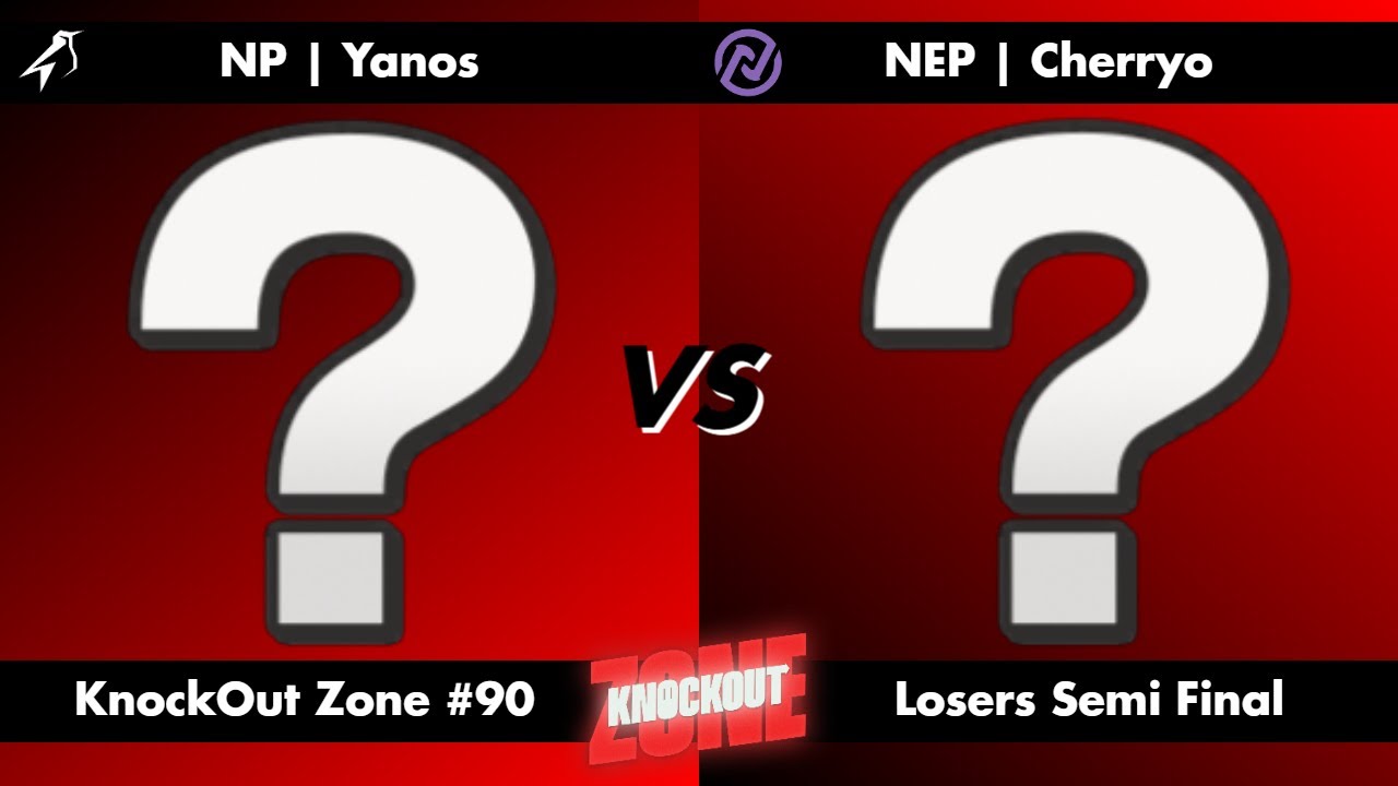 KnockOut Zone #90 - SSBU Losers Semi Final - Yanos (Random) vs Cherryo (Random)