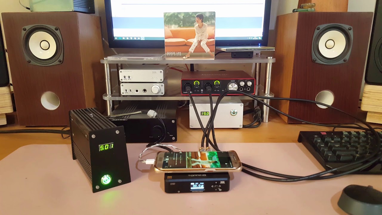 TOPPING D50 Dual mono ES9038Q2m DACs +diy power supply 5Vdc