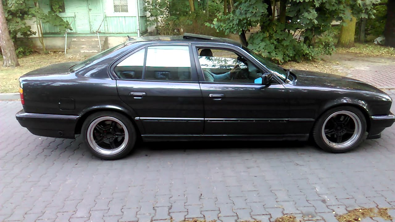 BMW E34 525i BURNOUT M20B25!!! #E34 #525i