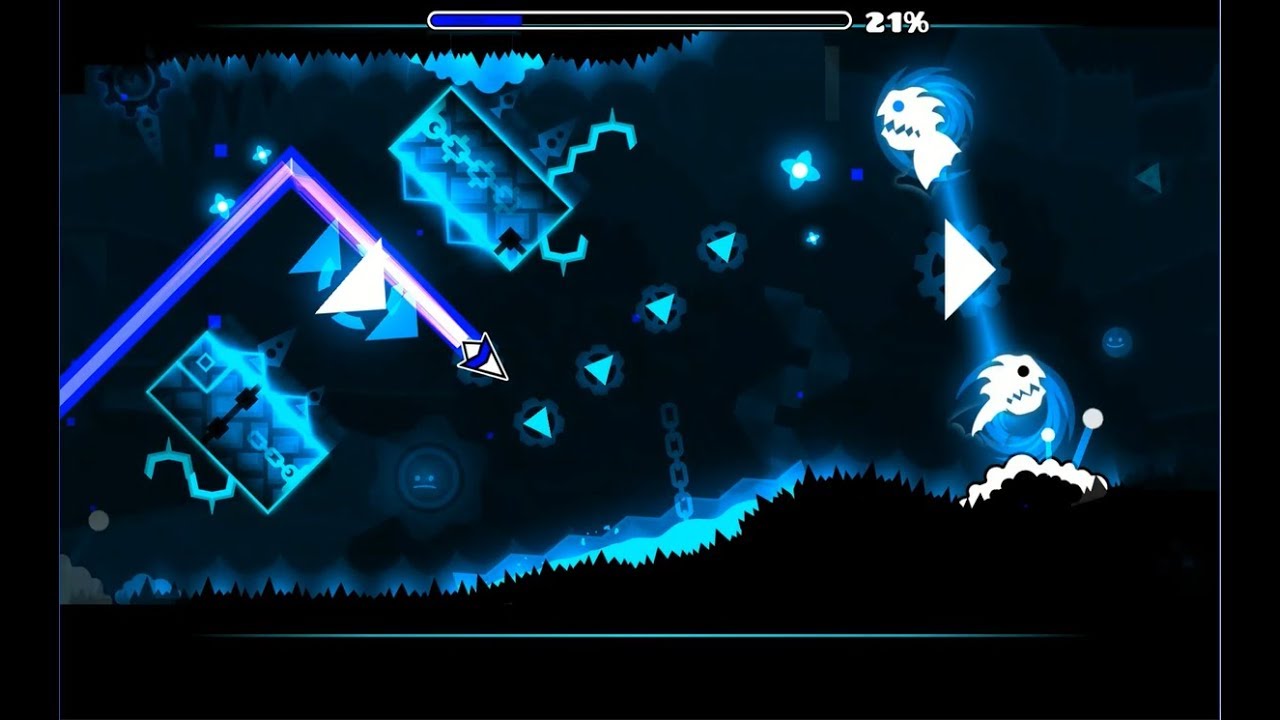 Geometry Dash - One of the Fastest Paced Levels!!