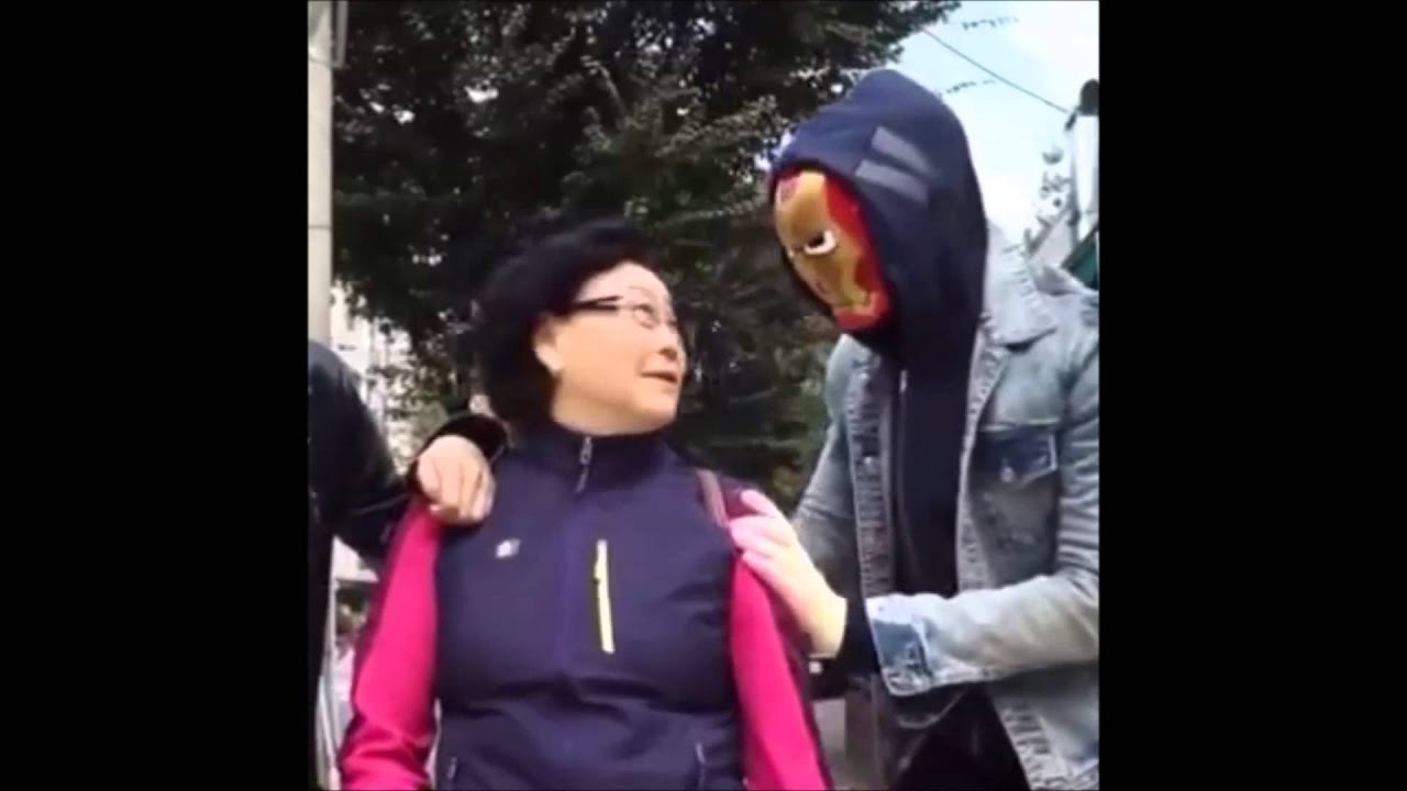 Asian Woman Not Scared of Iron Man but Black Guy