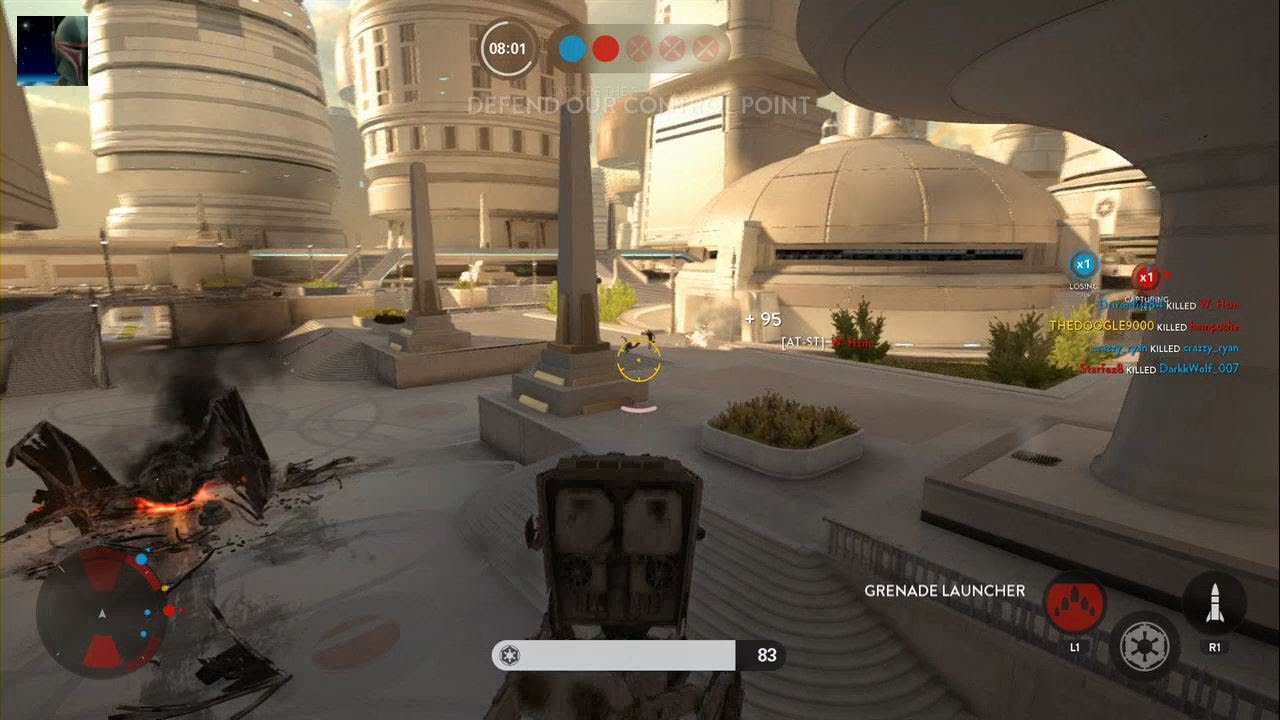 Star Wars Battlefront - Bespin DLC Supremacy Gameplay PS4 60fps (No Commentary)