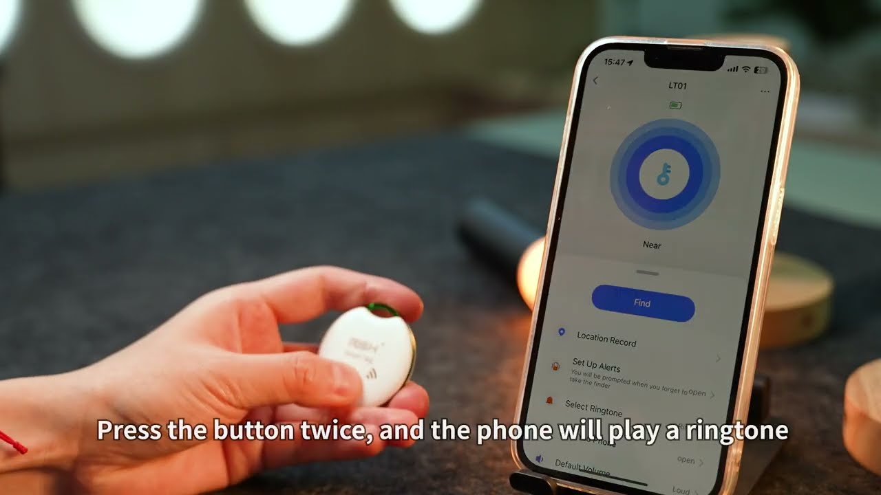 RSH-LT01, Dual System Bluetooth Tracker, Works with Tuya/Smart Life, Compatible with Android and iOS