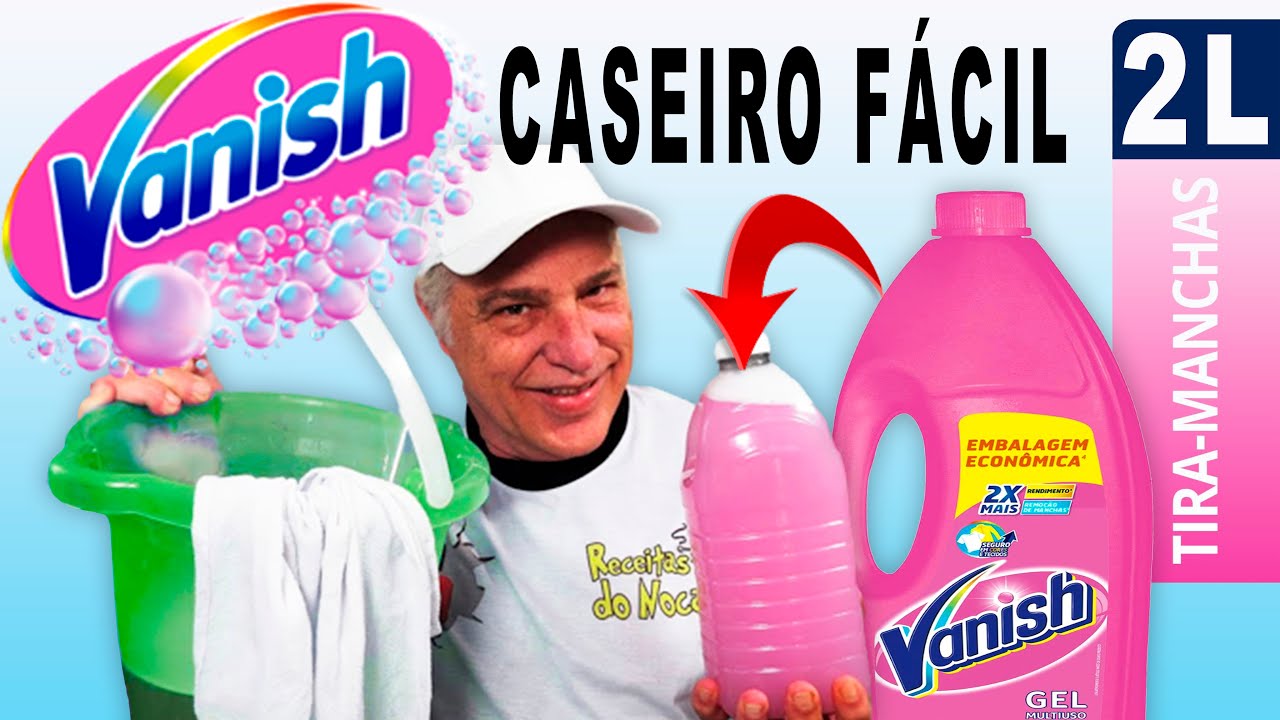 VANISH 2 INGREDIENTES - Eficiente e Fácil de fazer - TIRA MANCHAS
