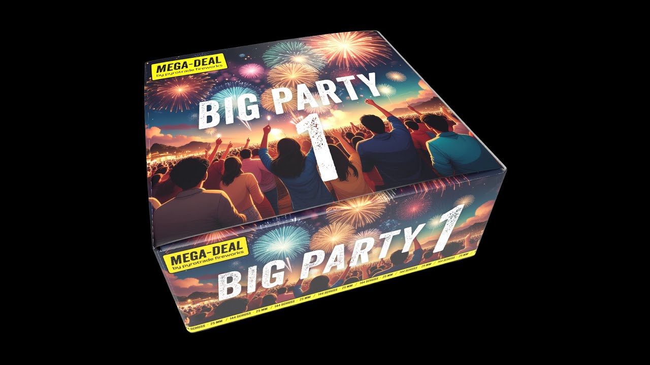BIG PARTY 1 - 144 shots 25mm MEGA DEAL