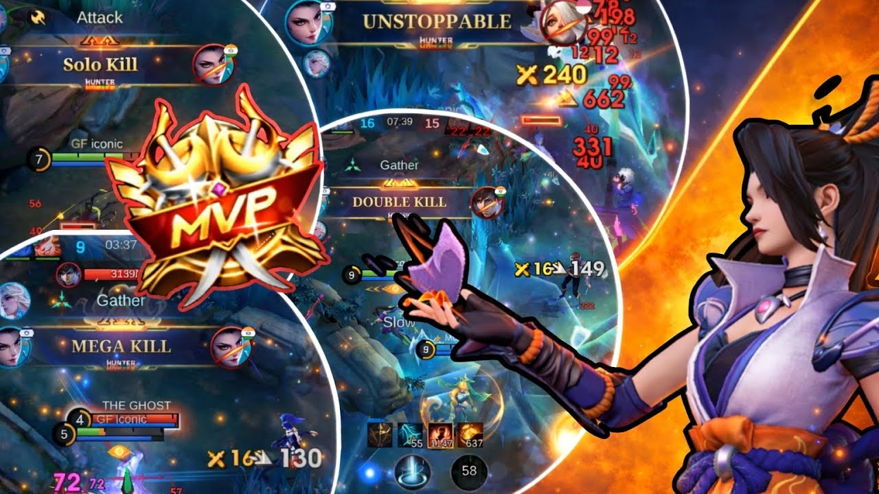 Hanabi Gameplay!! 22 kills #mobilelegends #gameplayhanabi #mlbbcreatorcamp 