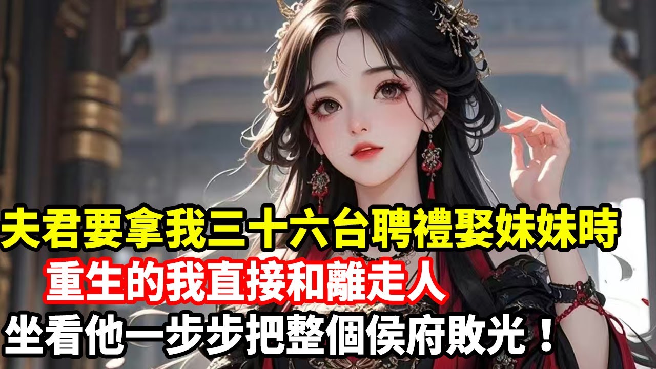 夫君要拿我三十六台聘禮娶妹妹時，重生的我直接和離走人，坐看他一步步把整個侯府敗光！