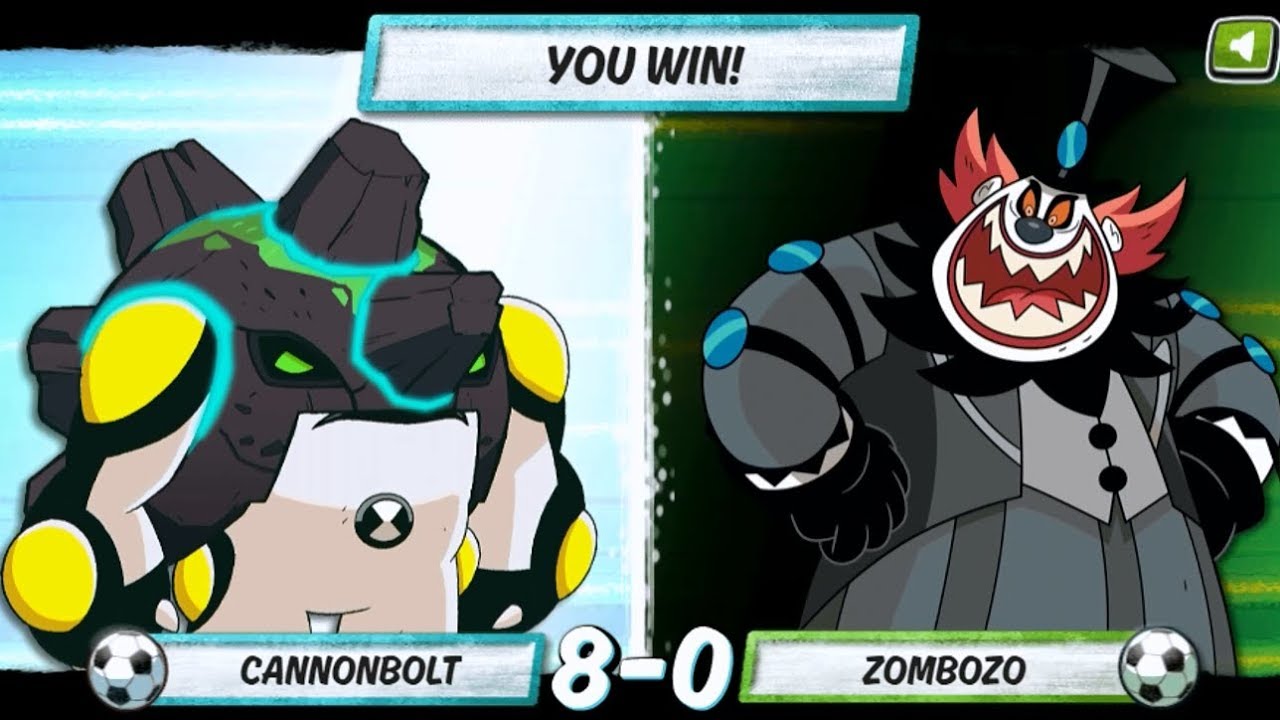 Ben 10 Game - Penalty Power Cannonbolt (Cartoon Network Games)