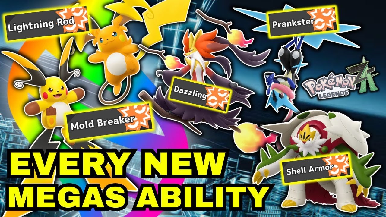 Every New Pokemon Mega Evolution Ability! Hidden in plain sight!
