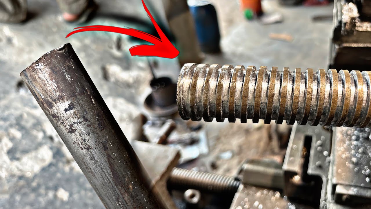 Turning a Plain Rod into a Precision-Threaded Masterpiece – Pro Machining Tips!