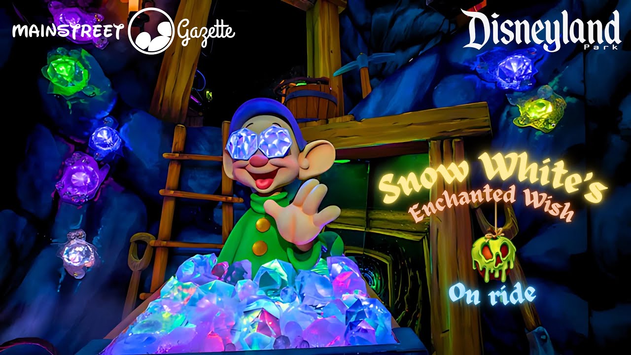 SNOW WHITE'S ENCHANTED WISH - On Ride - Anaheim