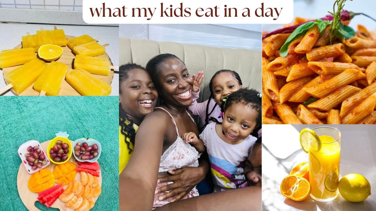 WHAT MY FAMILY AND KIDS EAT IN A DAY!! REALISTIC AND EASY TO MAKE!!! Vlog