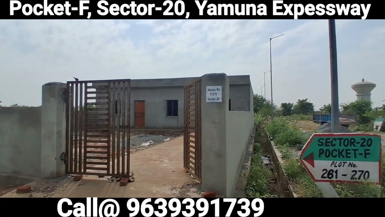 YEIDA PLOTS | Yamuna Expressway | Jewar Airport . Pocket-F, Sector 20, 300sqm. Call@ 9639391739