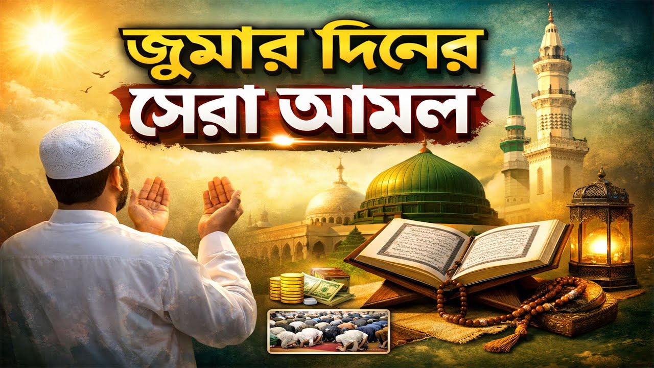 জুমার দিনের সেরা আমল | জুমার দিনের আমল | হাদিসের আলোকে জুমার দিনের আমল