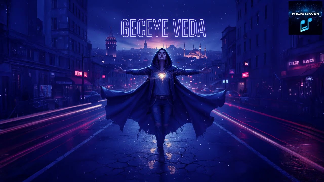 Şarkı adı: Geceye Veda , #MelancholicPop, #IntrospectiveVibes, #DanceableSadness,