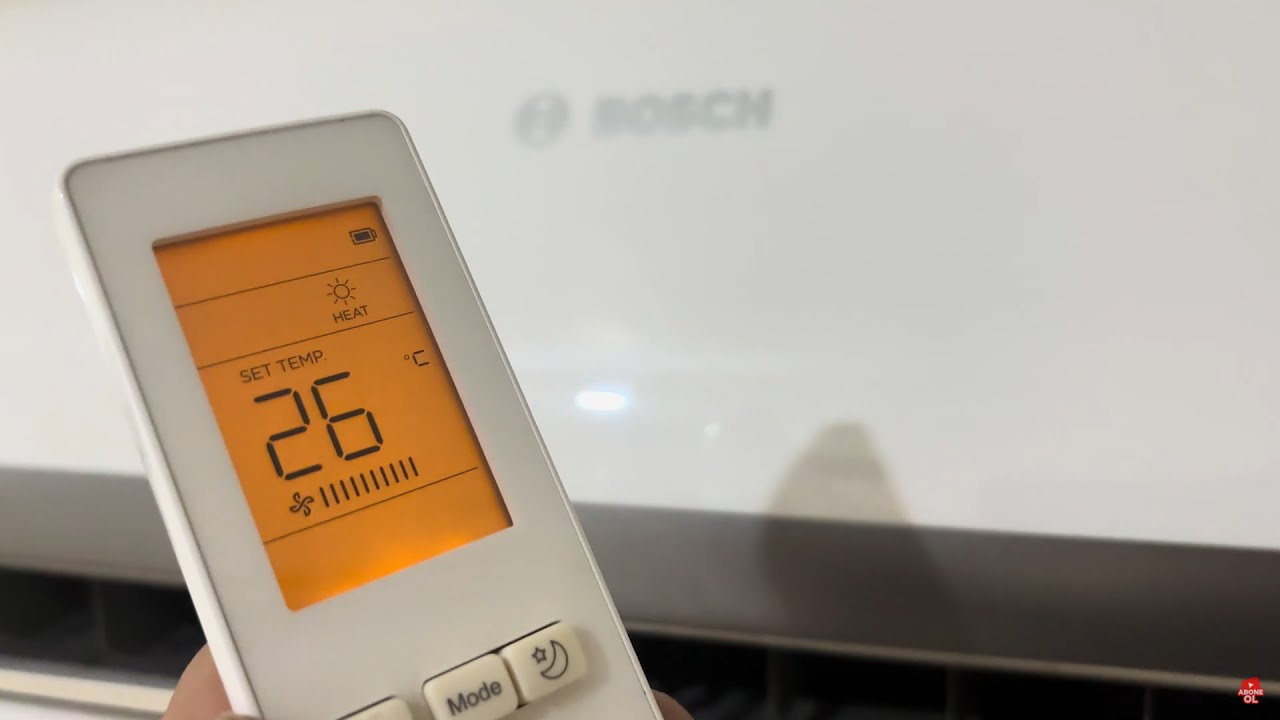 Bosch klima kış moduna nasıl alınır?