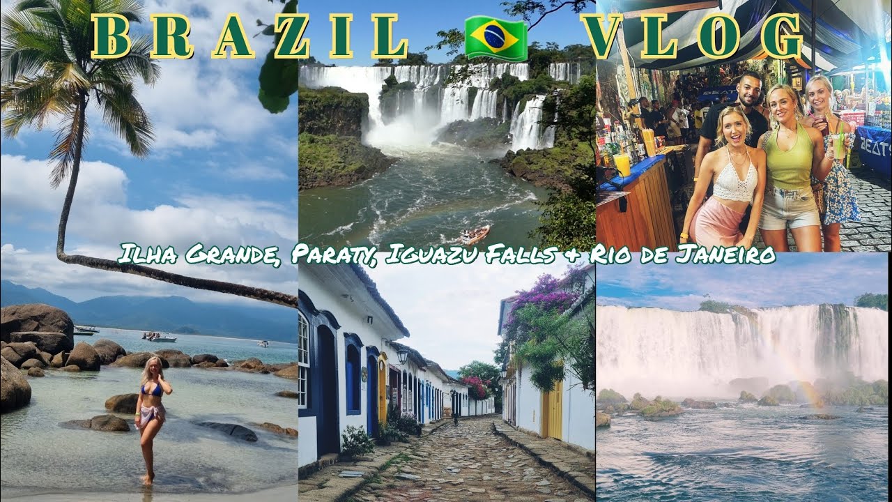 BRAZIL VLOG, ILHA GRANDE, PARATY, IGUAZU FALLS & RIO DE JANEIRO 🇧🇷 (pt2)
